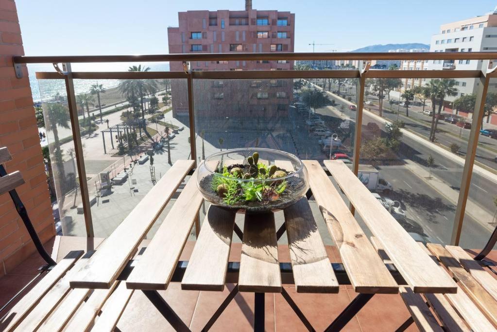 Ferienwohnung Apartamento Top Vistas Al Mar Málaga Exterior foto